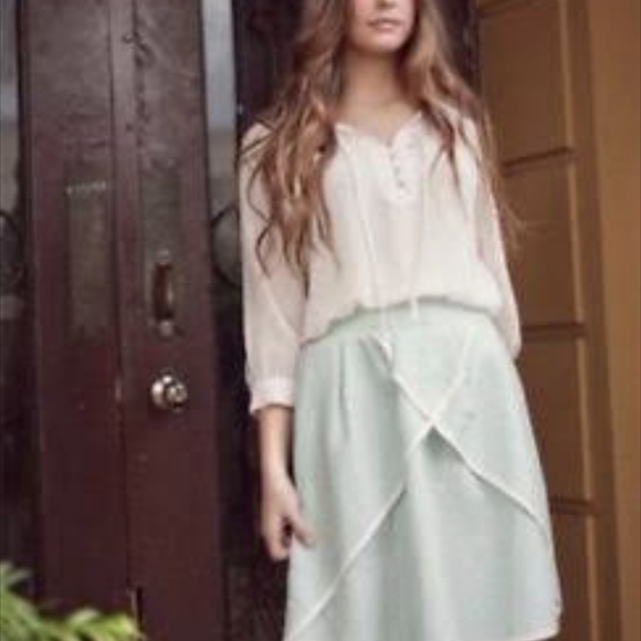 Matilda Jane Sweet Tea Serendipity Linen Skirt, S - Picture 1 of 5